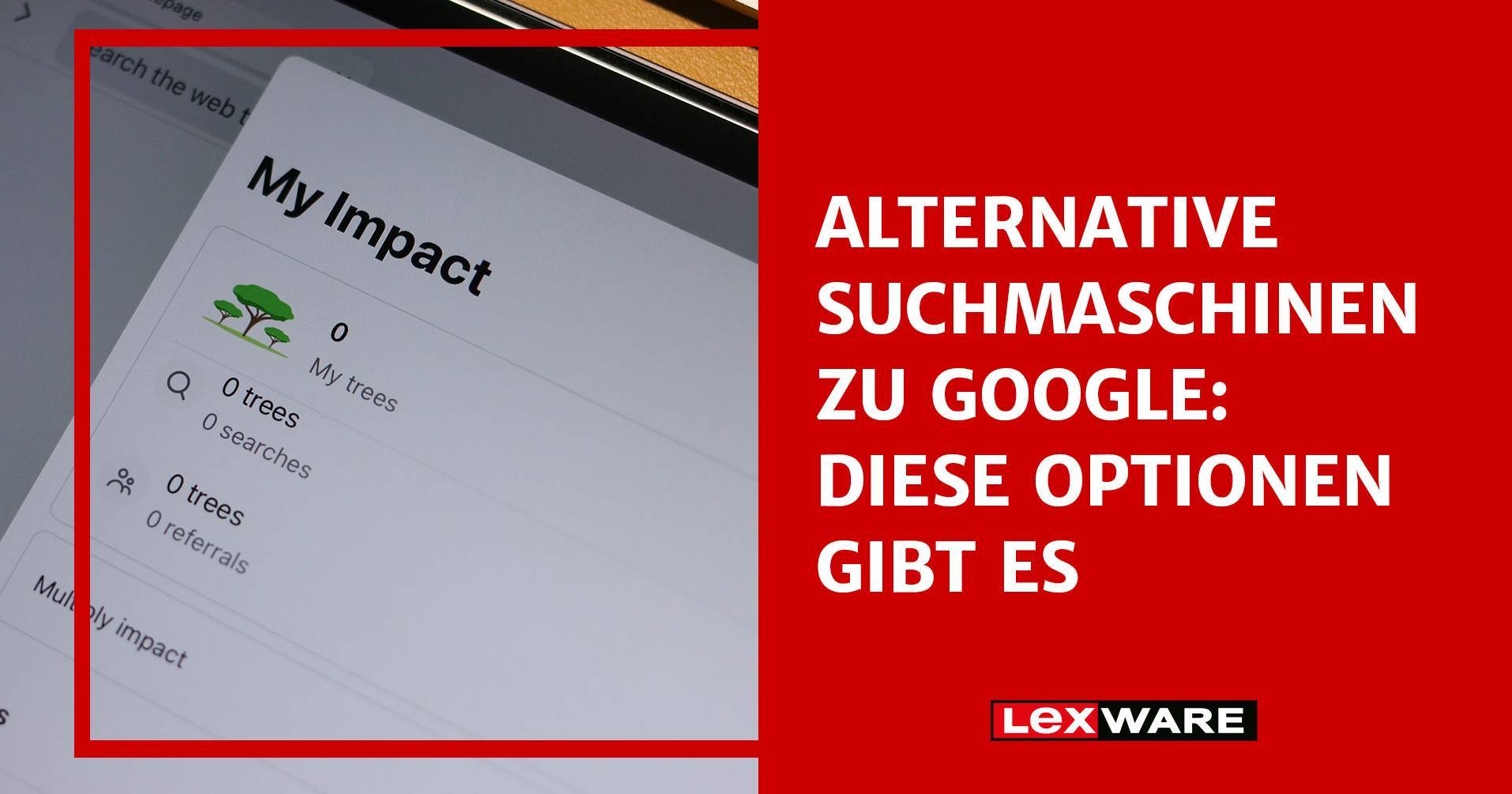 Alternative Suchmaschinen zu Google Überblick Lexware
