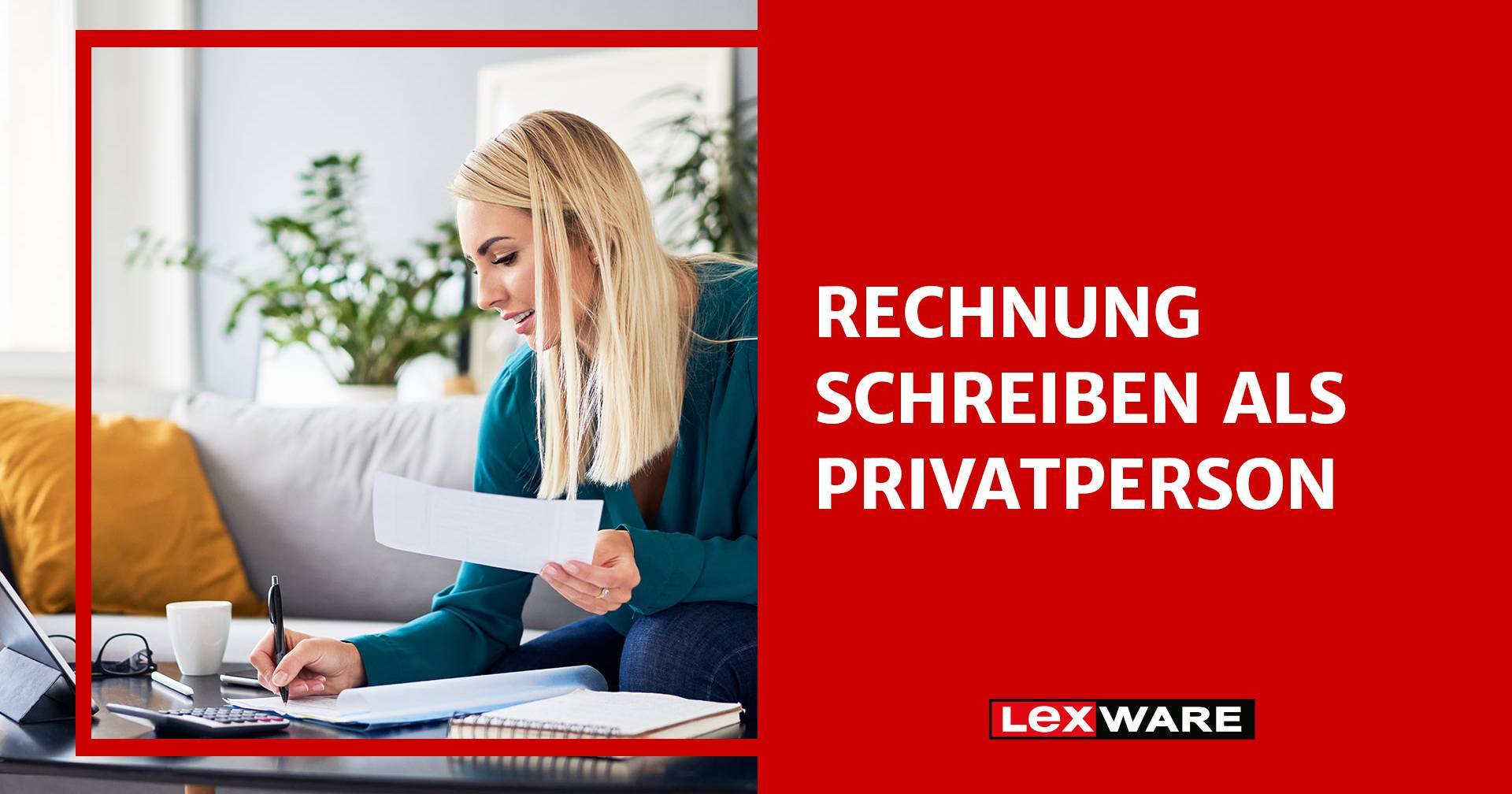 Rechnung schreiben als Privatperson