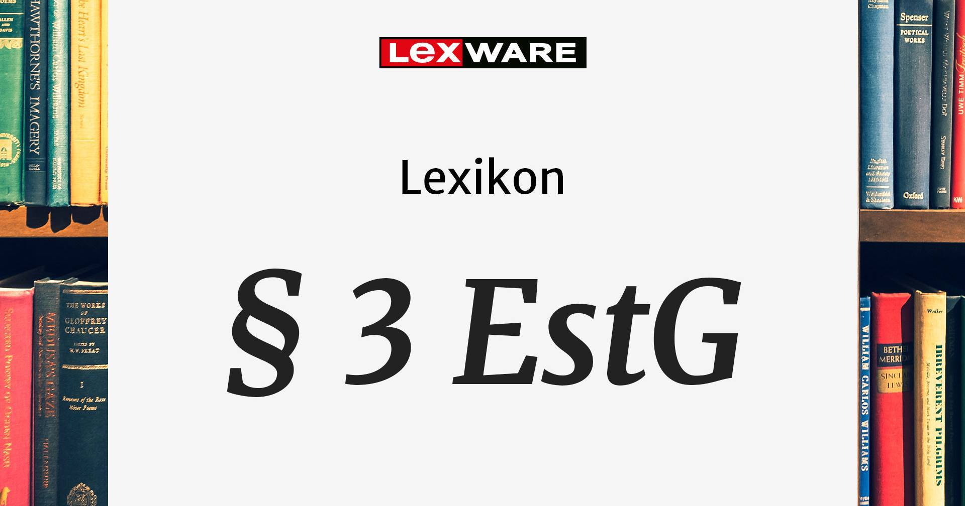 § 3 EStG - Einkommenssteuergesetz Definition | Lexware